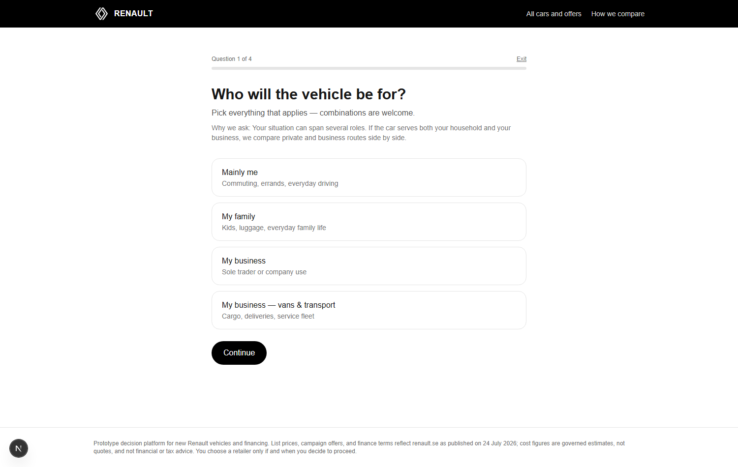 Best is personal — profiler question
